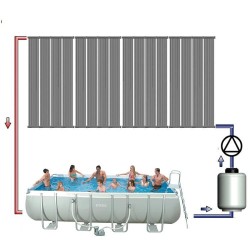 Zwembadverwarming 620 x 80 cm Solar collector 