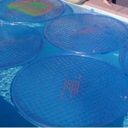 Solar Sun Rings zijn zwembad verwarmer en afdekking 150 cm rond model