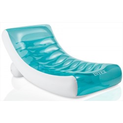 Intex Rockin Lounge drijfstoel Intex Lounge drijfstoel zwembaddrijfstoel zwembaden tuinstoel louncher opblaas stoel