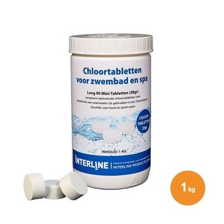 Interline Chloortabletten - Long 90 20 gram/1kg
