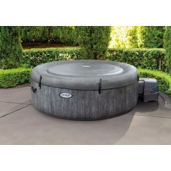 6 pers Jacuzzi Intex Pure Spa Bubble Graywood