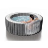 6 pers Jacuzzi Intex Pure Spa Bubble Graywood