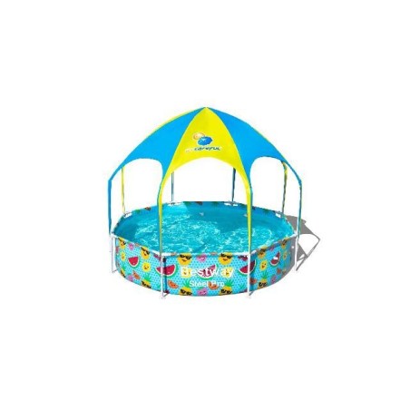 Bestway metal frame pool splash in shade 244 x 61 cm﻿ zwembaden