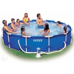 Intex Metal Frame Pool rond 305 x 76 cm zwembad