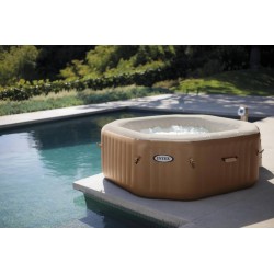 Intex Pure Spa Bubble Therapy Octagon met hardwatersysteem