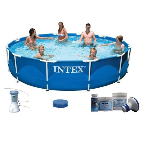 Intex Metal Frame Pool 366 x 76 cm SET aanbieding